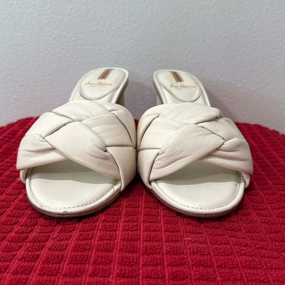 Sam Edelman Women's Oaklie Heeled Sandal in Modern Ivory size 8